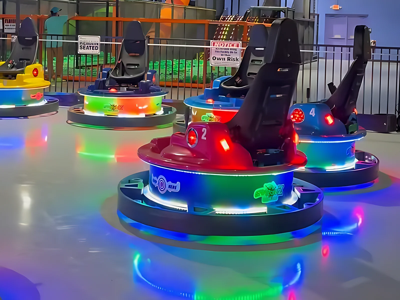 Bumper Cars at Nova Adventure Park East Hartford