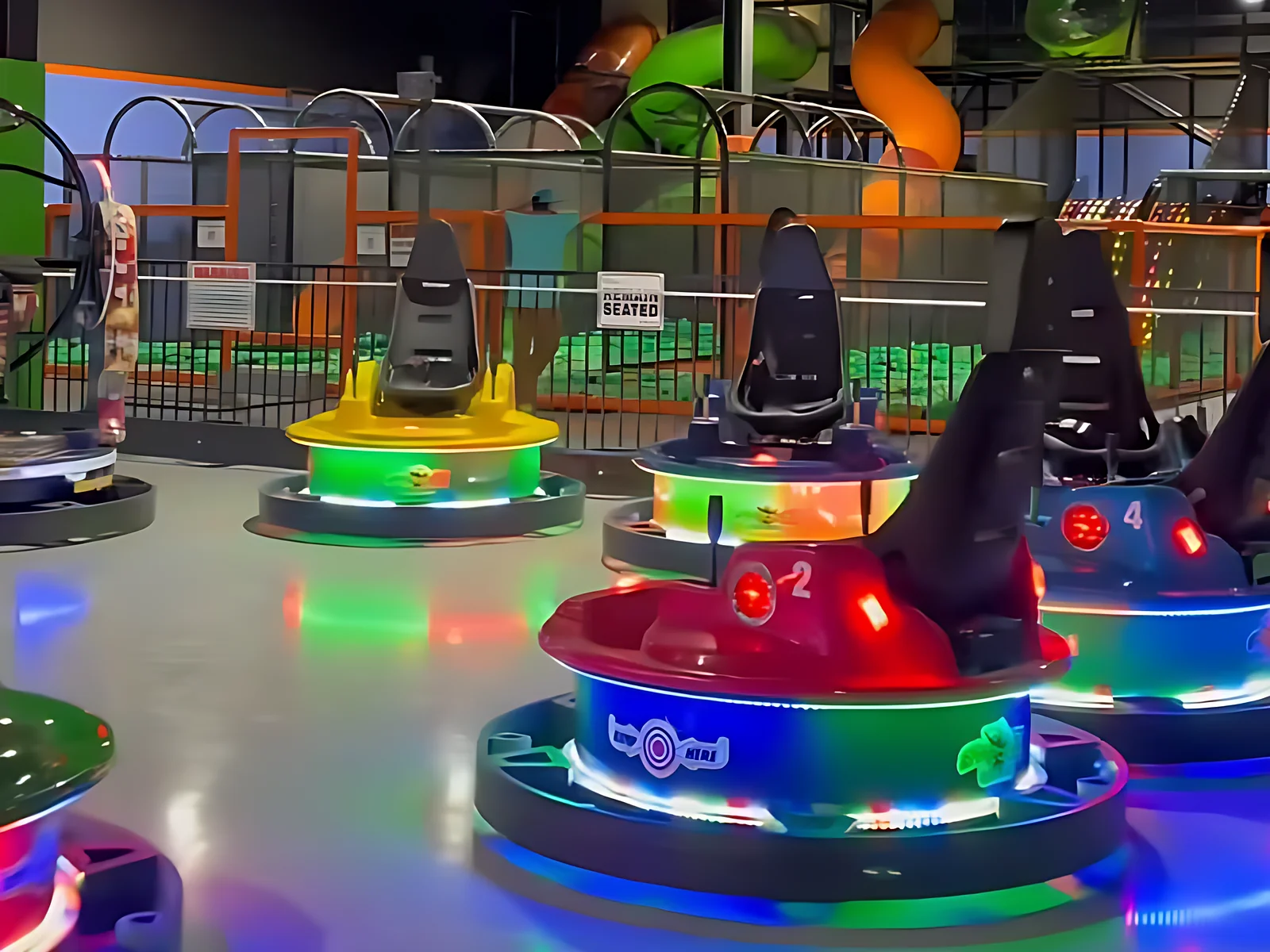 Bumper cars at Nova Adventure Park East Hartford